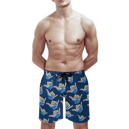 Men's Board Shorts | Shaka Hand Pattern