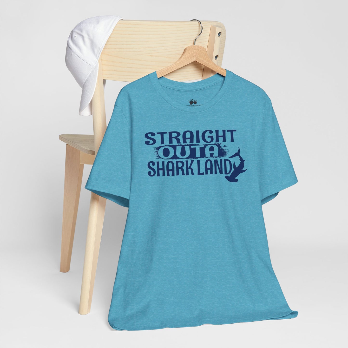 Beachy | Bella+Canvas | Straight Outa' Shark Land | T-Shirt