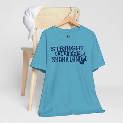 T-Shirts Beachy | Bella+Canvas | Straight Outa' Shark Land | T-Shirt