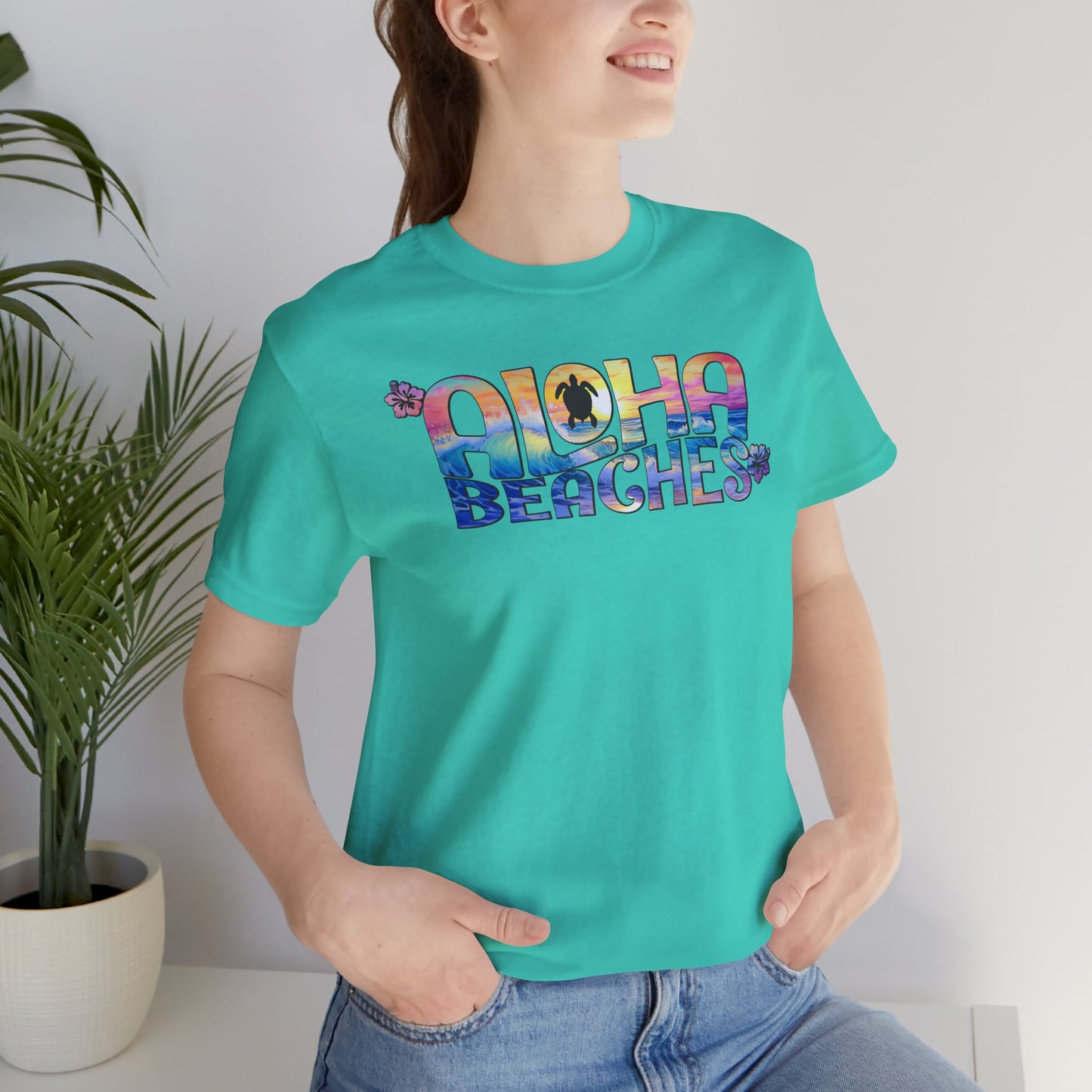 Beachy | Bella+Canvas | Aloha Beach Scene | T-Shirt