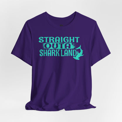 T-Shirts Beachy | Bella+Canvas | Straight Outa' Shark Land | T-Shirt