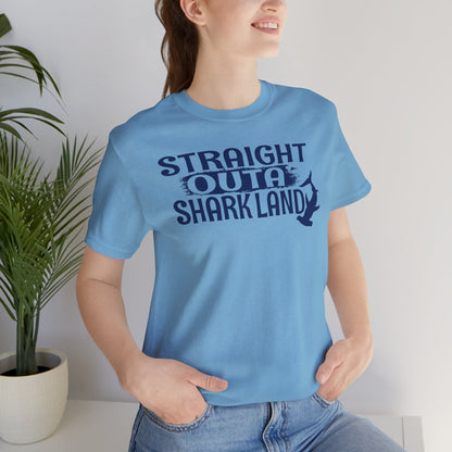 T-Shirts Beachy | Bella+Canvas | Straight Outa' Shark Land | T-Shirt