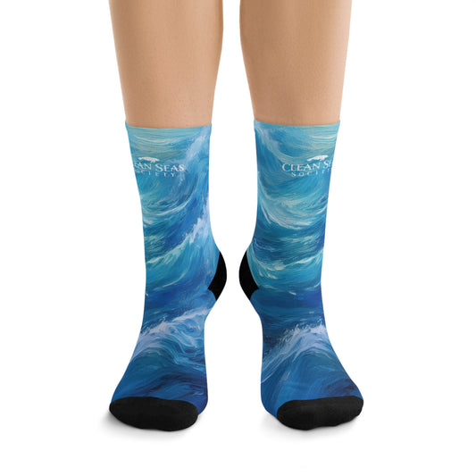 Clean Seas Society | Recycled Poly Fundraiser Socks