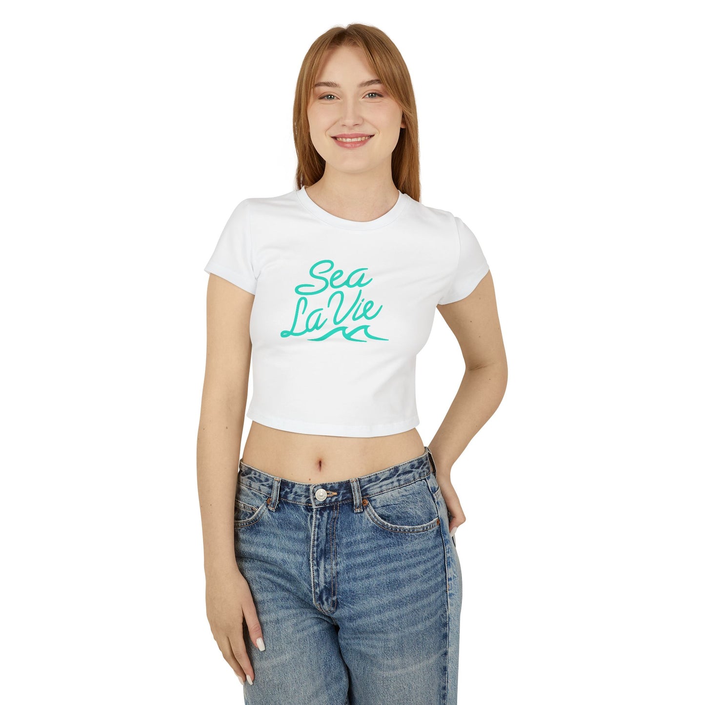 Women's Baby Crop Tee | Sea La Vie