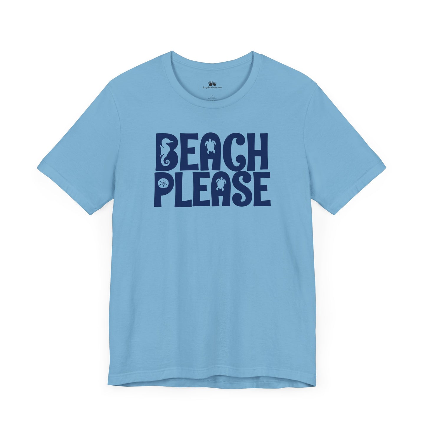 Beachy | Bella+Canvas | Beach Please | T-Shirt