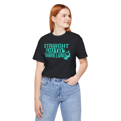 Beachy | Bella+Canvas | Straight Outa' Shark Land | T-Shirt