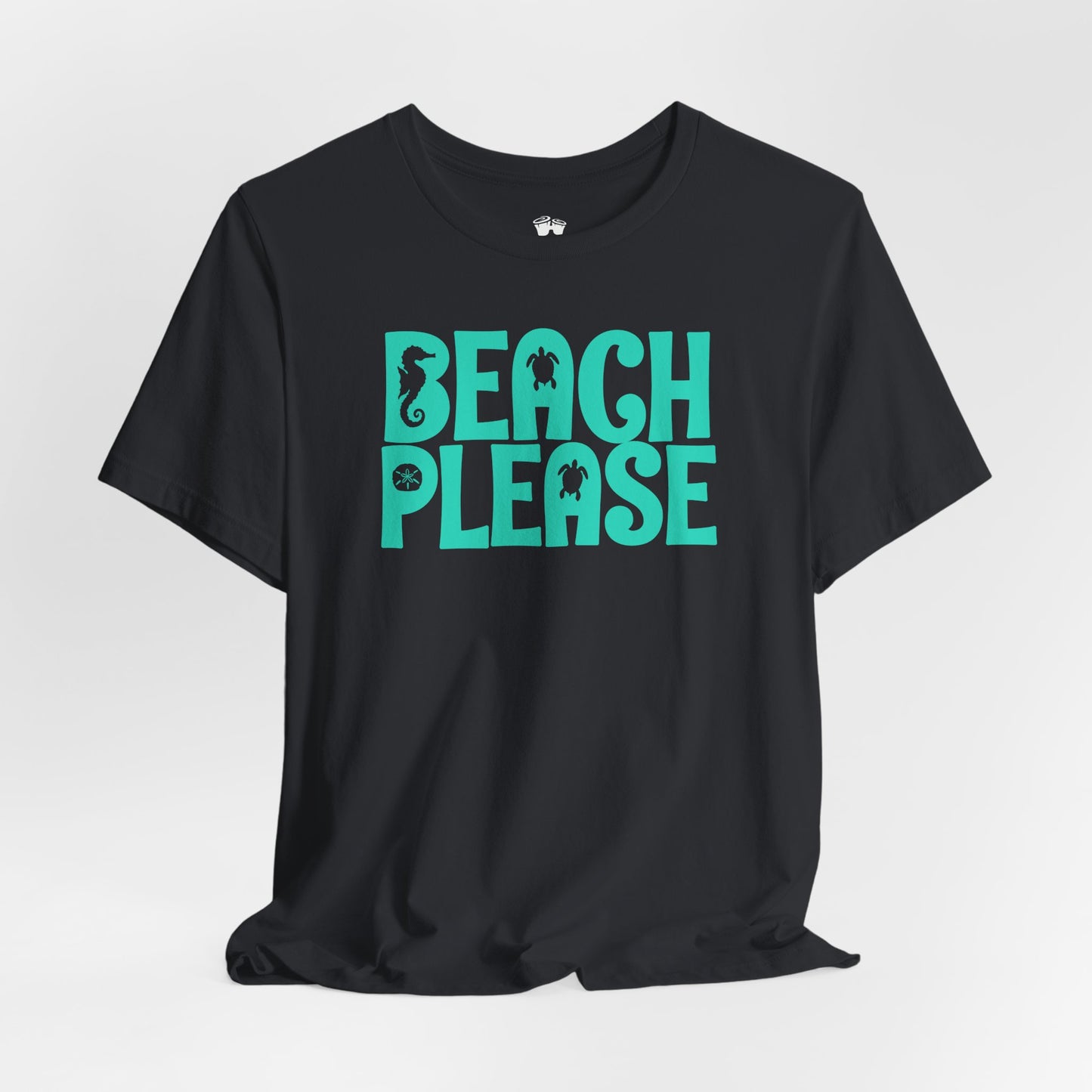 Beachy | Bella+Canvas | Beach Please | T-Shirt