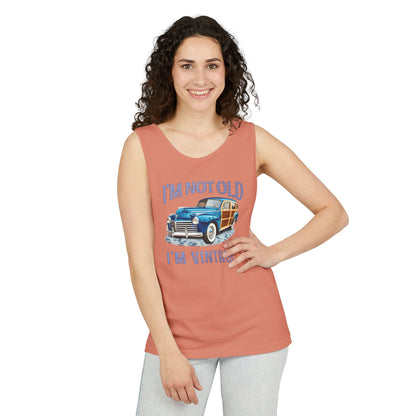 Surf Wagon | Classic Cars | Garment Dyed Tank Top 🤙