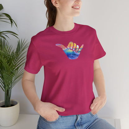 Beachy | Bella+Canvas | Shaka Wave | T-Shirt