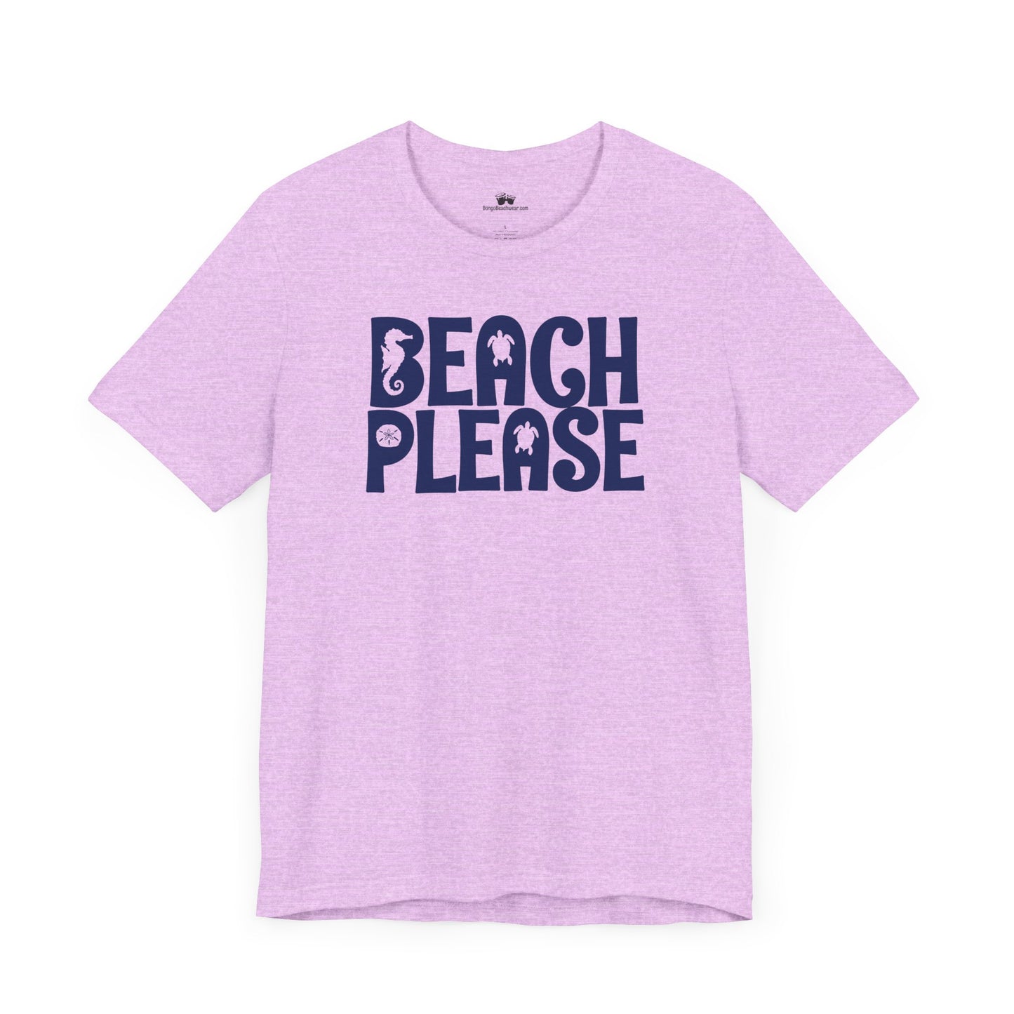 Beachy | Bella+Canvas | Beach Please | T-Shirt