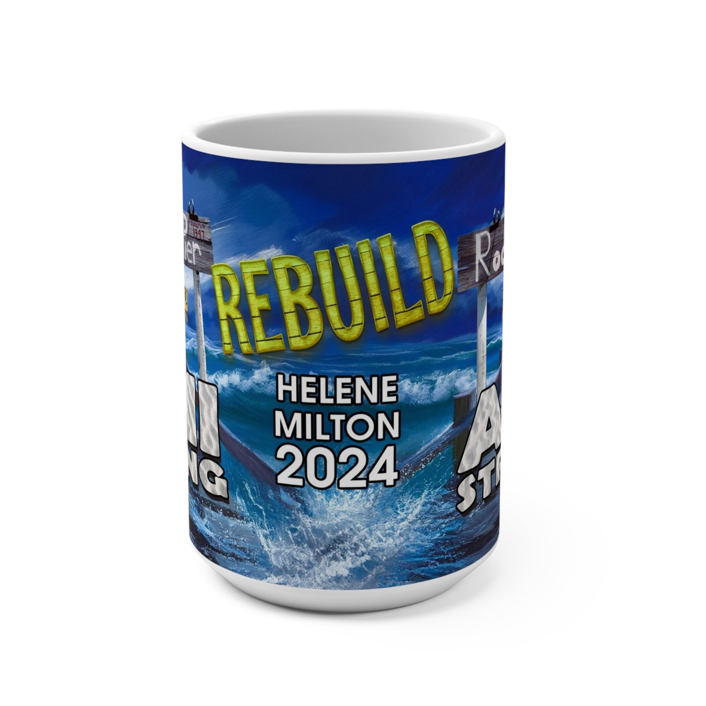 Fundraiser Mug 15oz | Rebuilding The Rod & Reel Pier