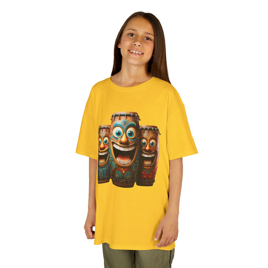 Tiki T | Happy Laughing Tiki Bongo Drums Design For Kids