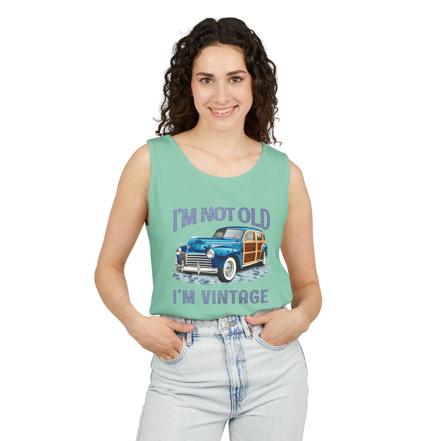 Surf Wagon | Classic Cars | Garment Dyed Tank Top 🤙