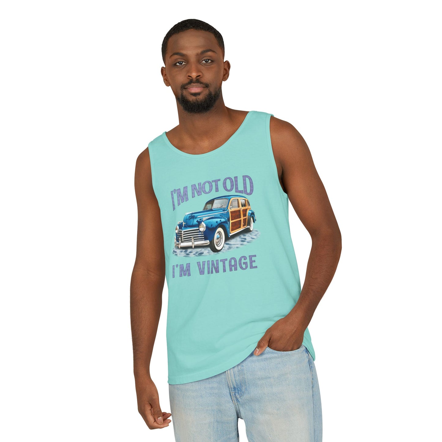 Surf Wagon | Classic Cars | Garment Dyed Tank Top 🤙