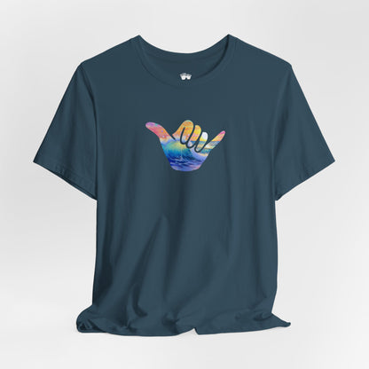 Beachy | Bella+Canvas | Shaka Wave | T-Shirt