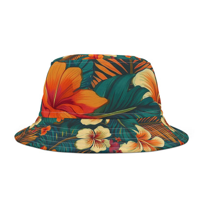 Hawaiian Print Bucket Hat