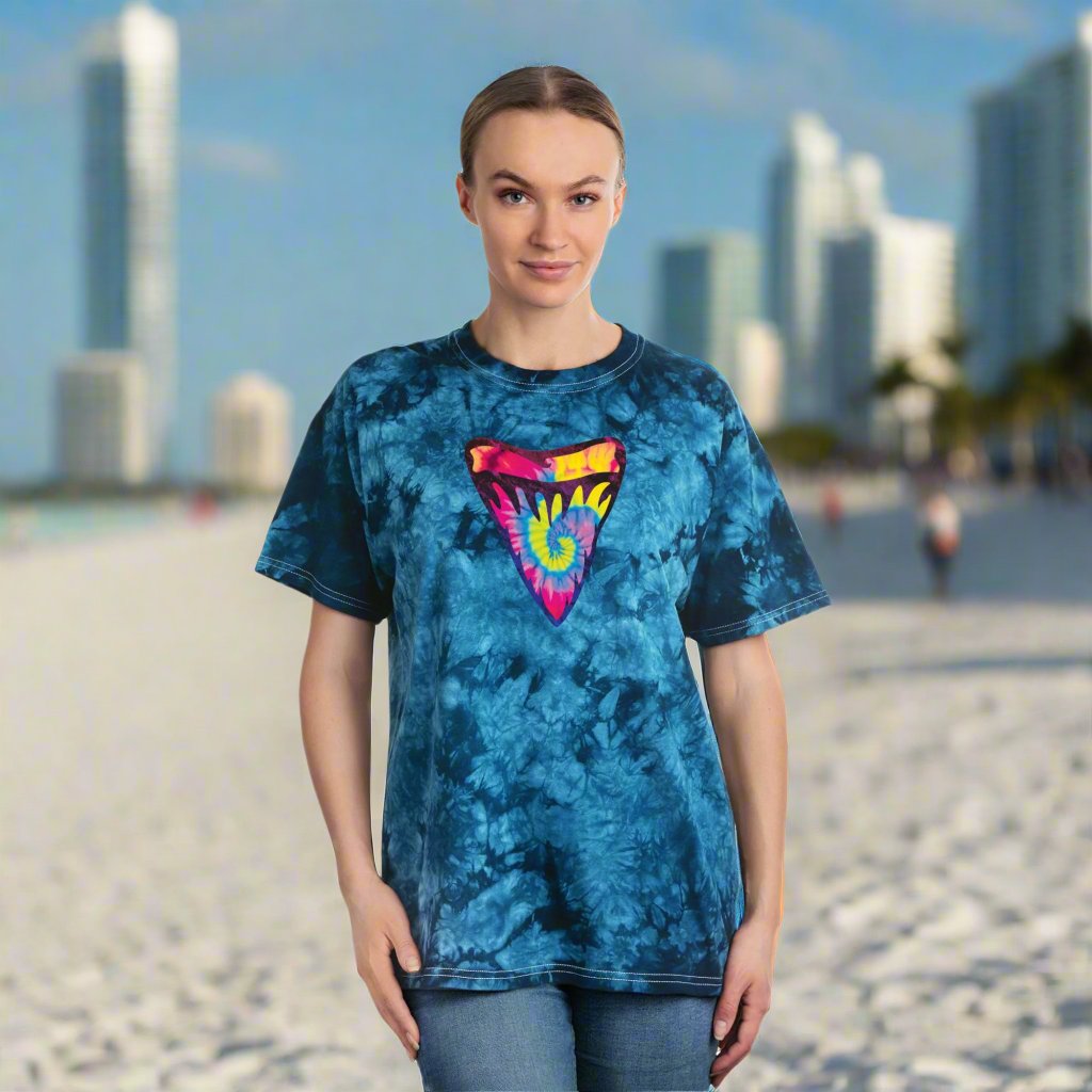 Bohemian Tee | Tie-Dye Shark Tooth