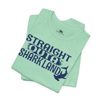 Beachy | Bella+Canvas | Straight Outa' Shark Land | T-Shirt