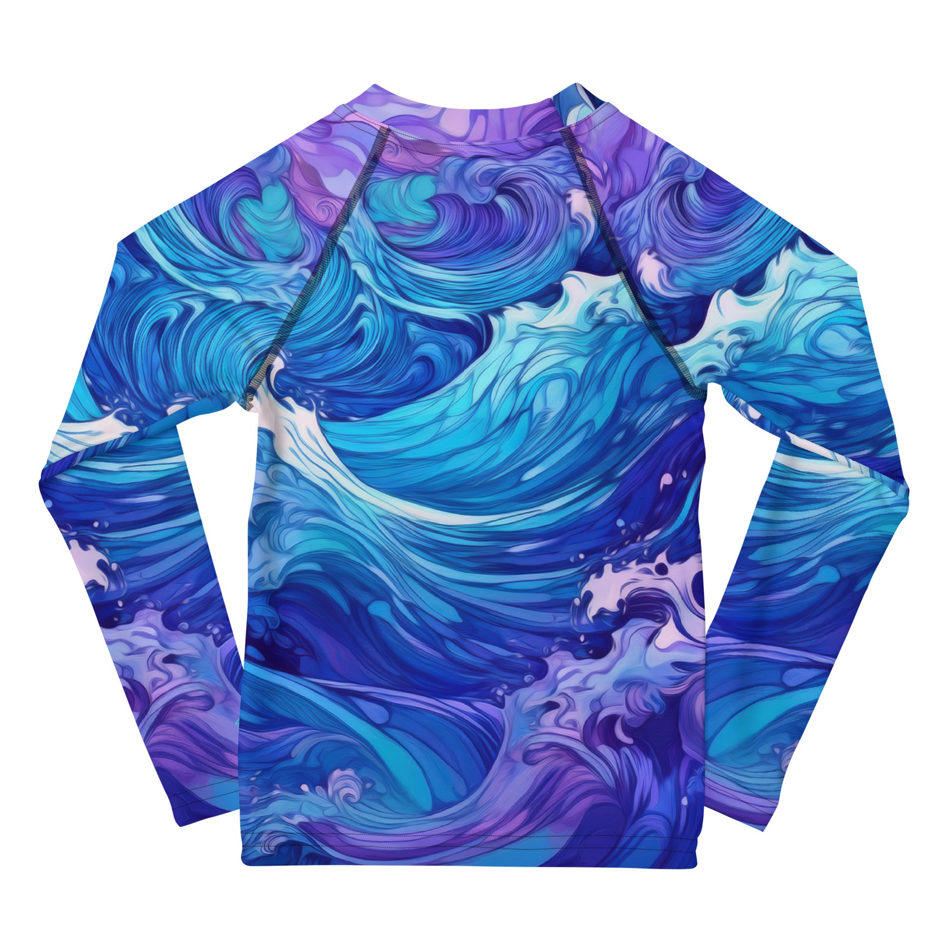 Rash Guards Kids UPF 50+ Rash Guard | Painted Waves