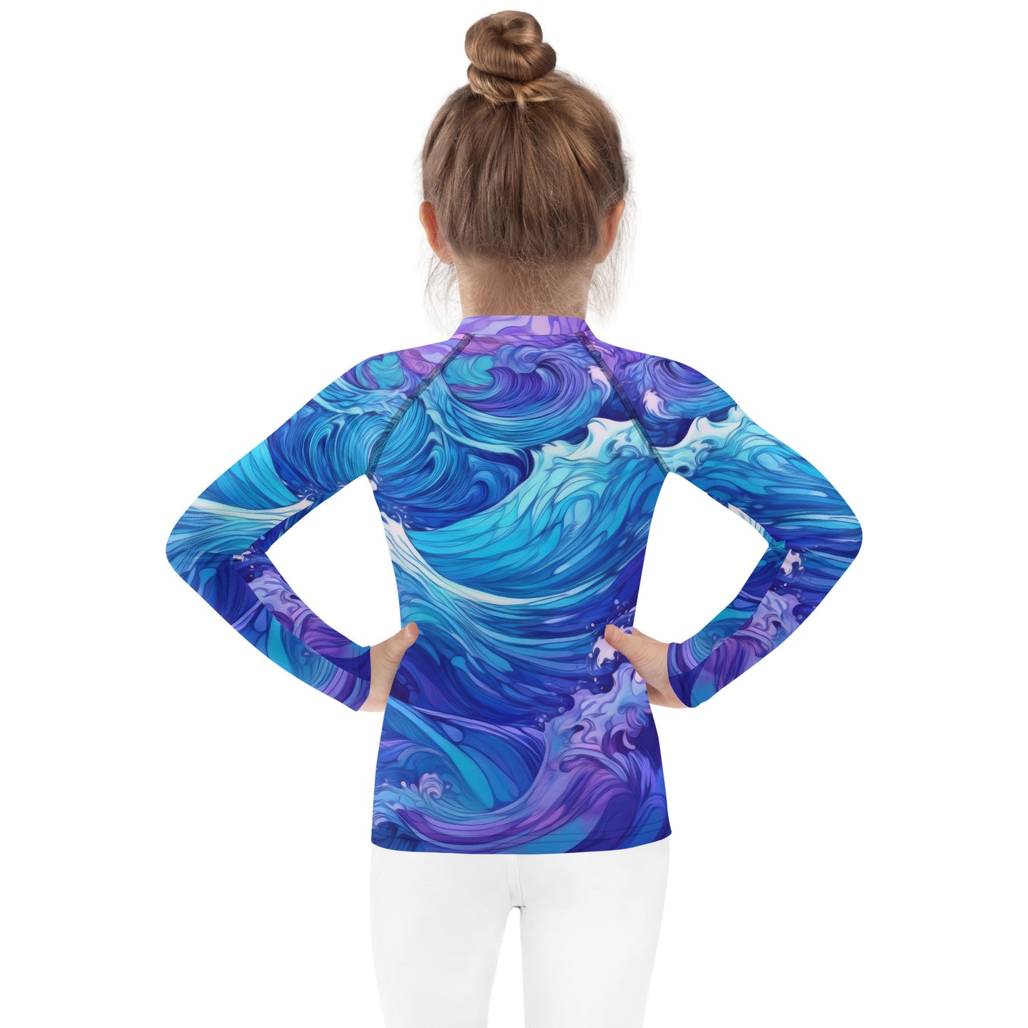 Rash Guards Kids UPF 50+ Rash Guard | Painted Waves