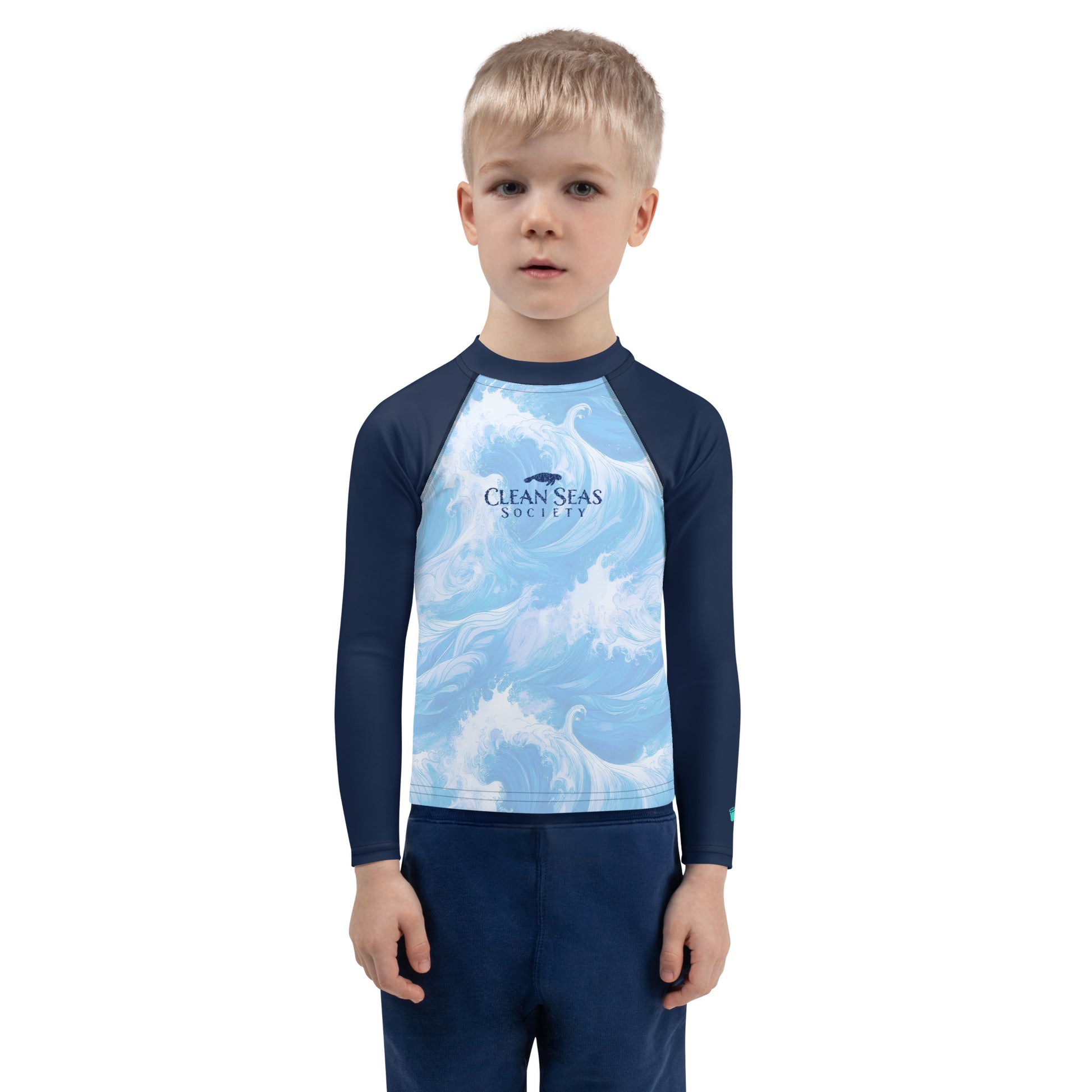 Rash Guards Kids UPF 50+ Rash Guard | Clean Sea Society