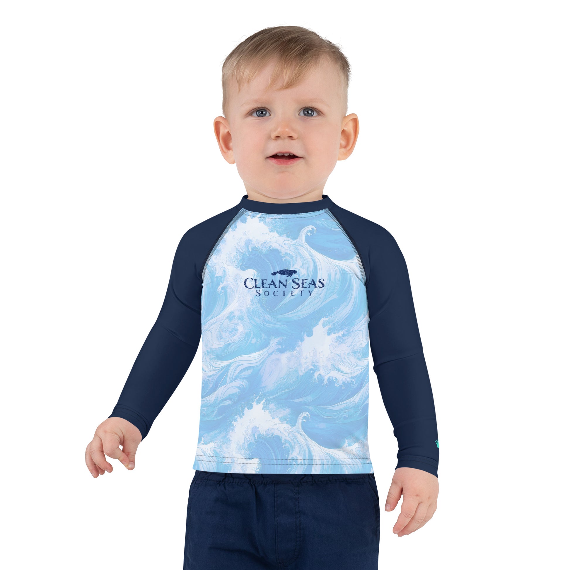 Rash Guards Kids UPF 50+ Rash Guard | Clean Sea Society