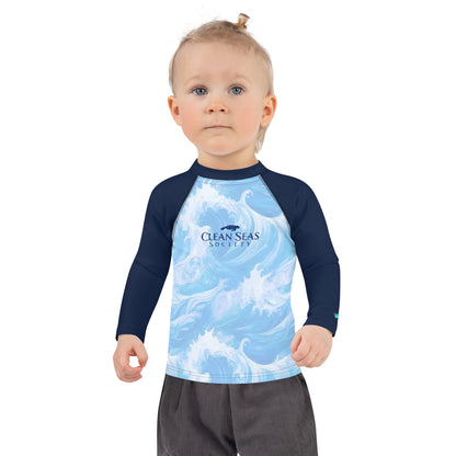 Rash Guards Kids UPF 50+ Rash Guard | Clean Sea Society