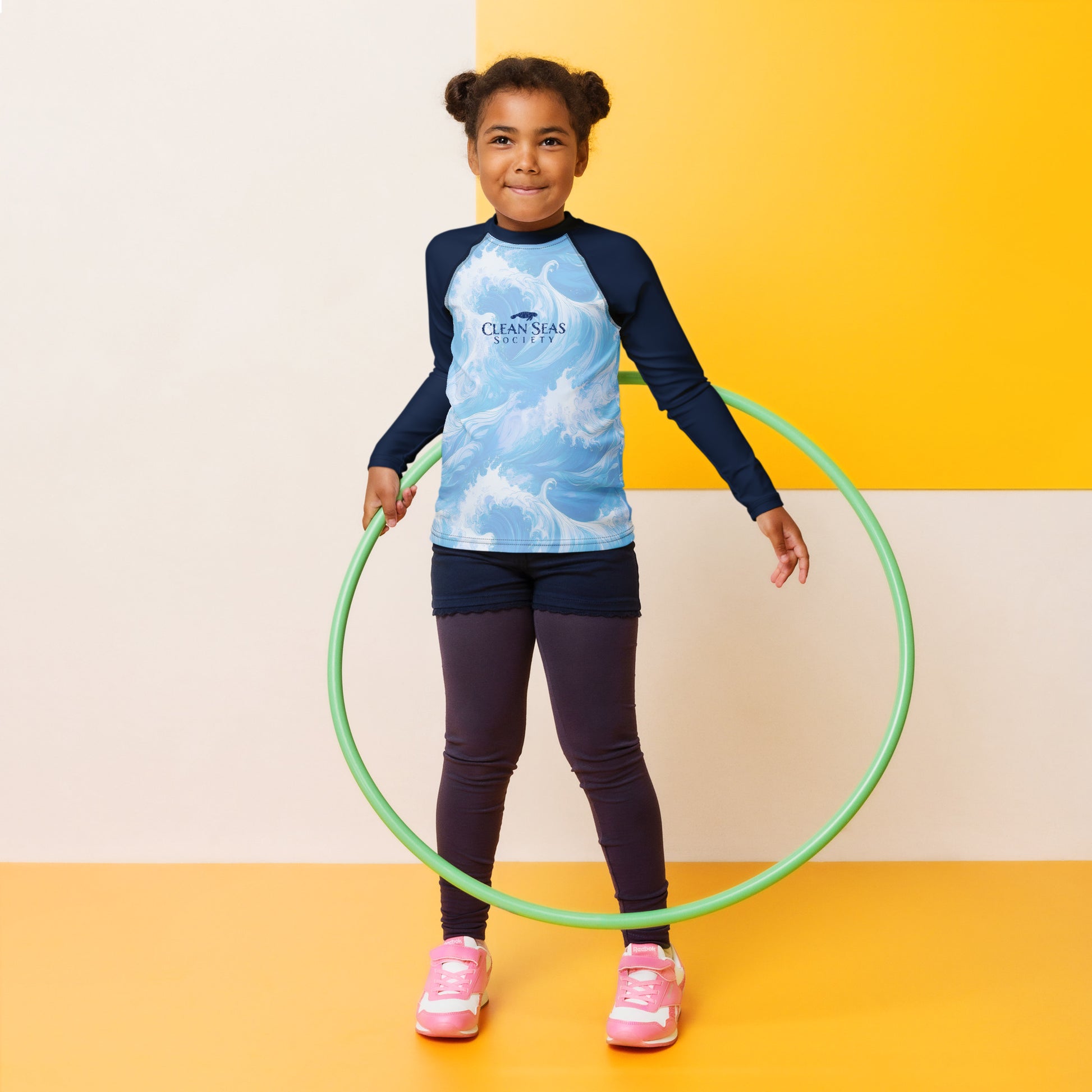 Rash Guards Kids UPF 50+ Rash Guard | Clean Sea Society