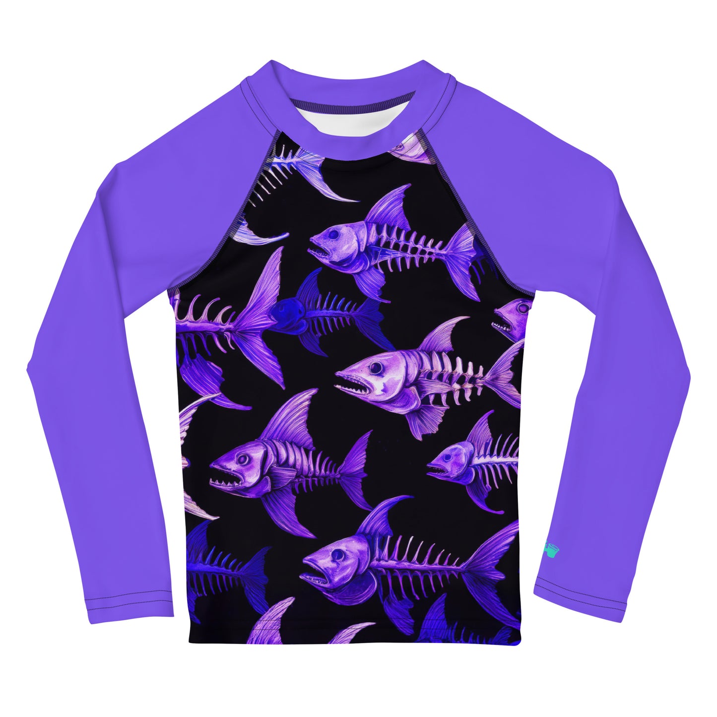 Rash Guards Kids UPF 50+ Rash Guard | Skull Fish