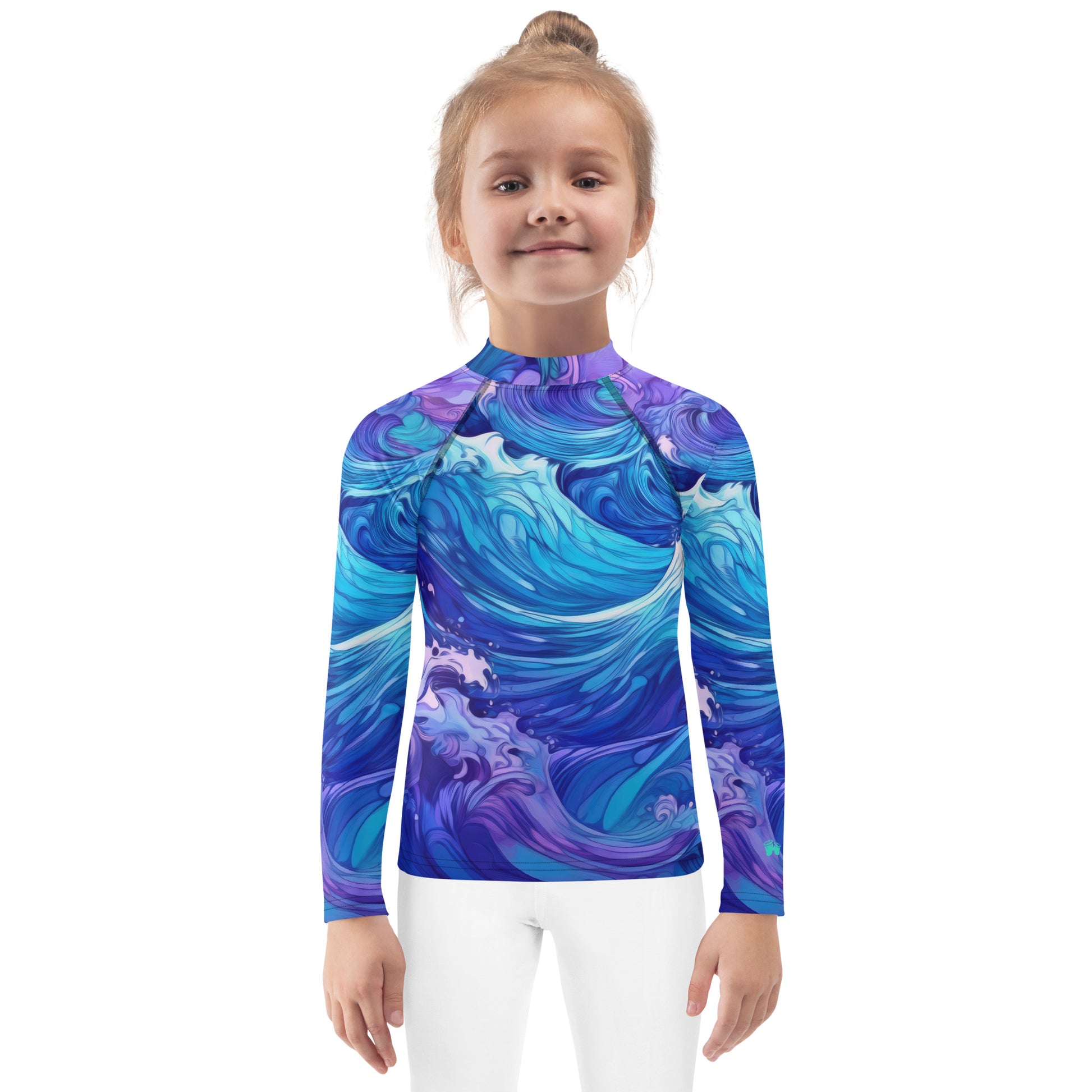 Rash Guards Kids UPF 50+ Rash Guard | Painted Waves