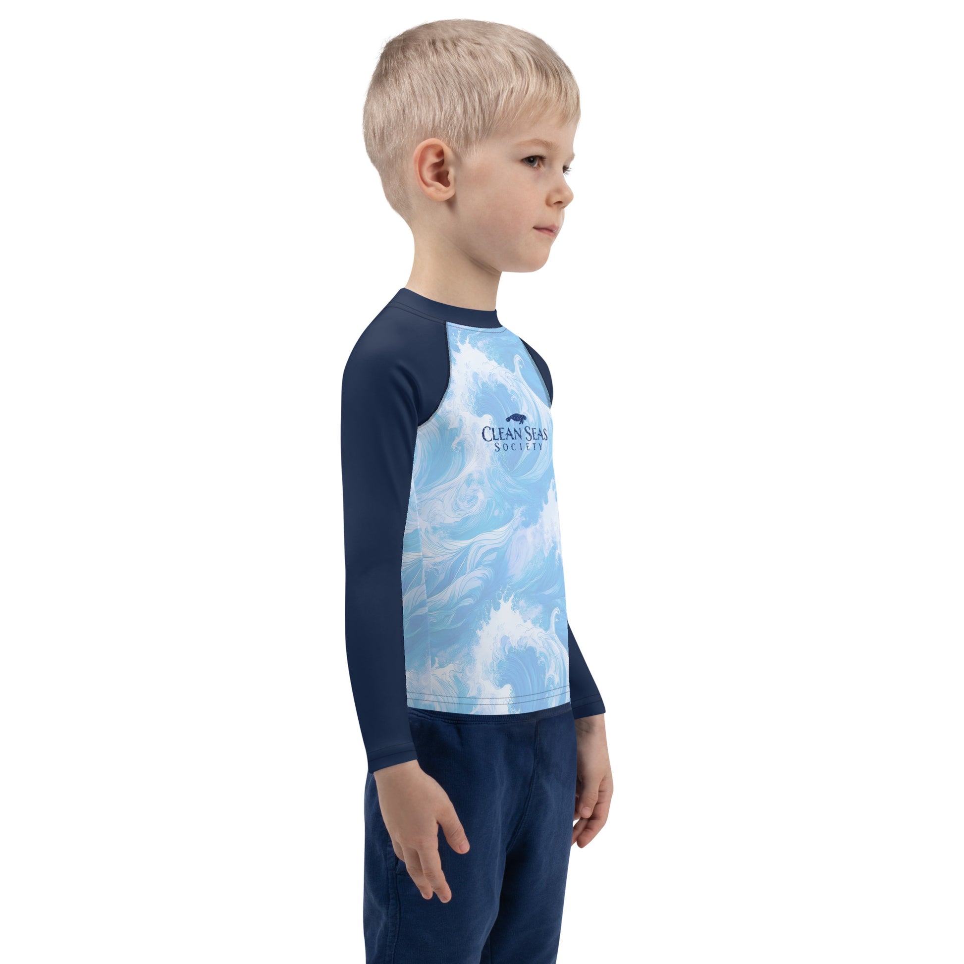 Rash Guards Kids UPF 50+ Rash Guard | Clean Sea Society