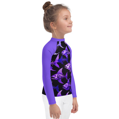 Rash Guards Kids UPF 50+ Rash Guard | Skull Fish