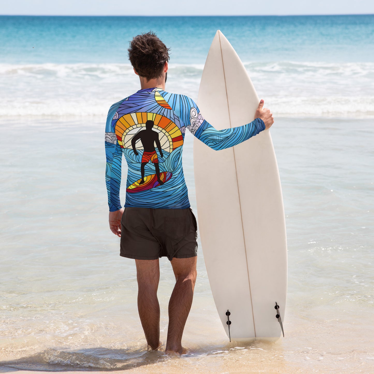 Men's UPF 50+ Rash Guard | Surfer