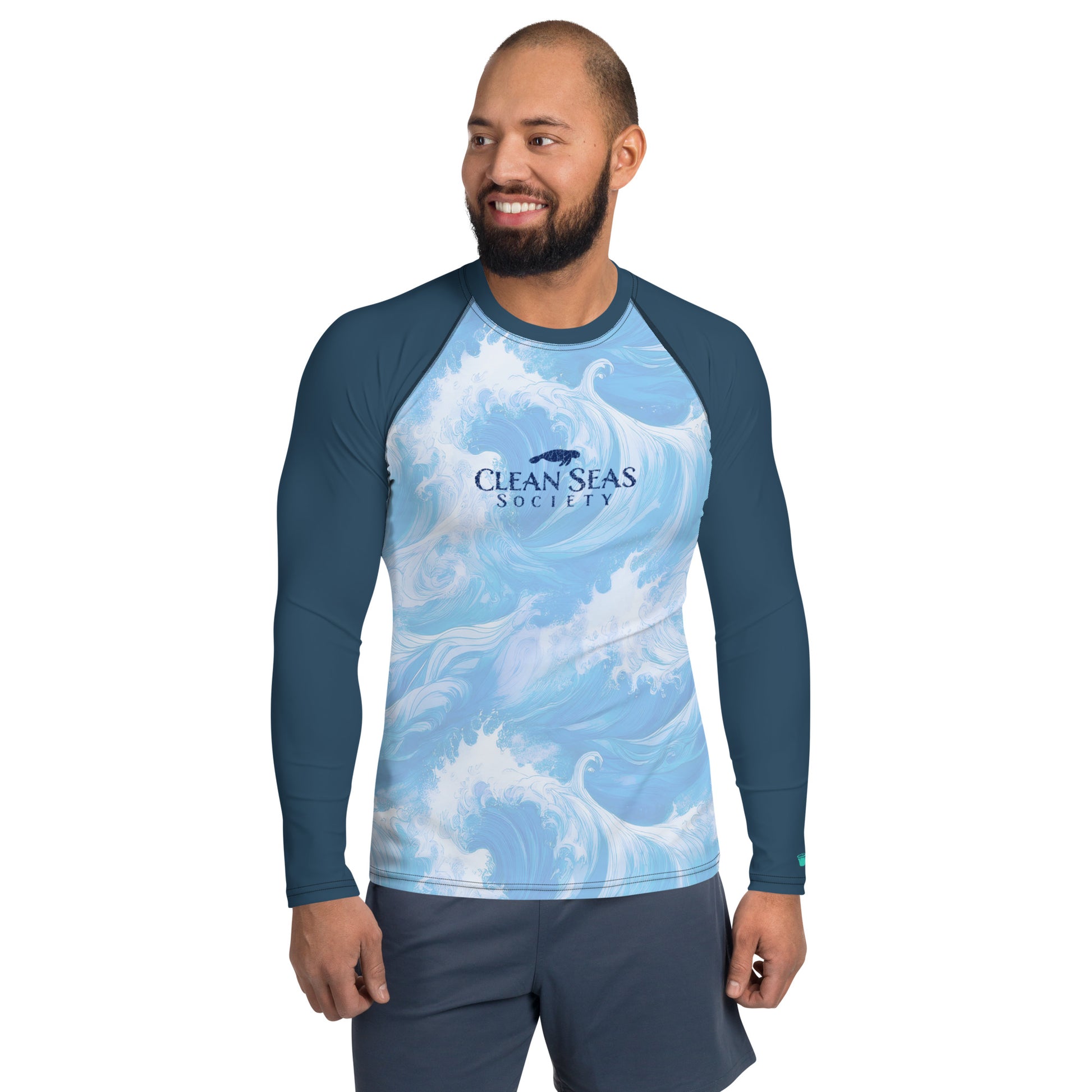 Men's Rash Guard | Clean Seas Society | UPF 50+