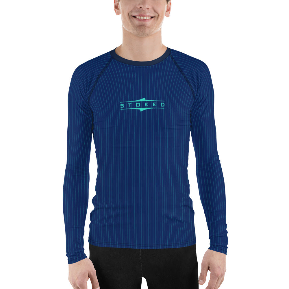 Men's Rash Guard | Pinstripes | UPF 50+