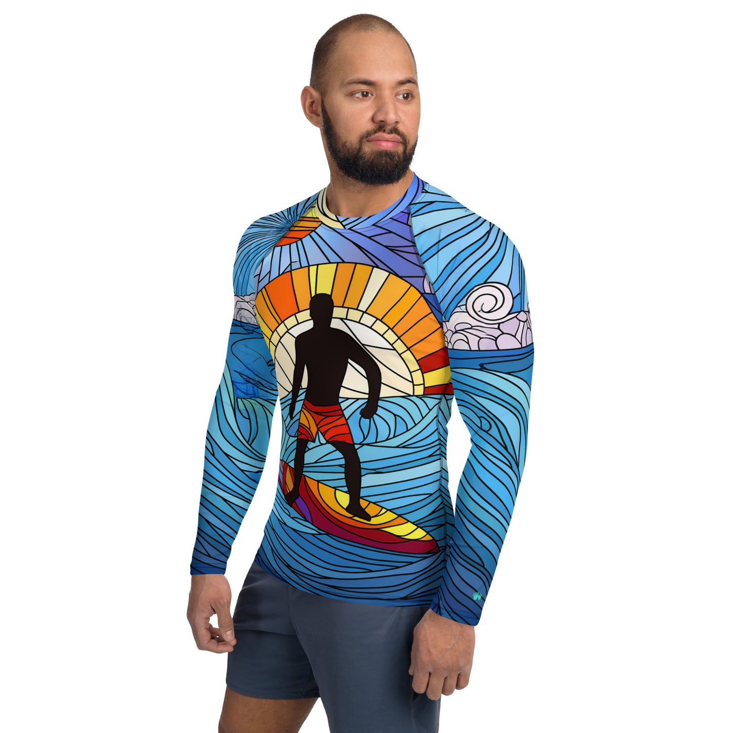 Men's UPF 50+ Rash Guard | Surfer