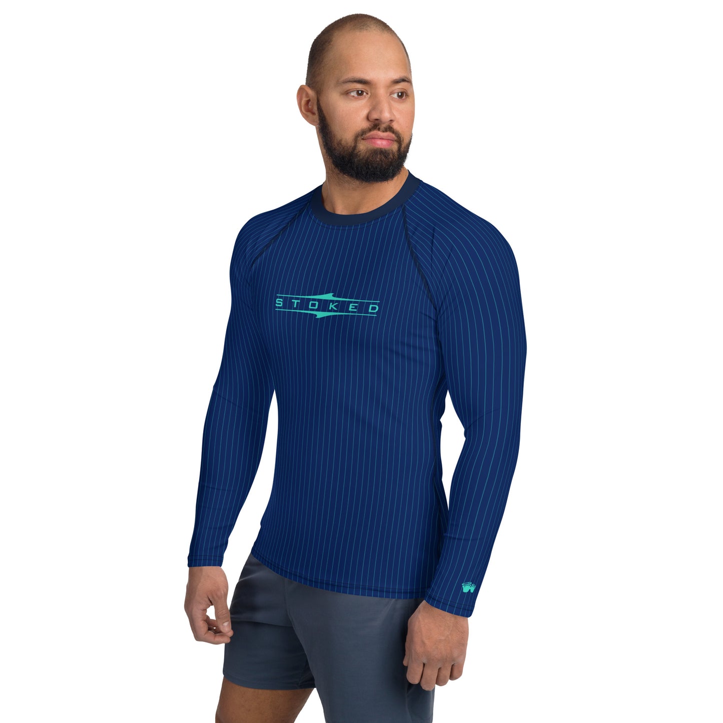 Men's Rash Guard | Pinstripes | UPF 50+