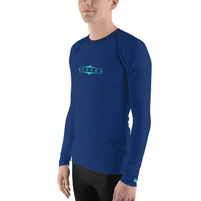 Men's Rash Guard | Pinstripes | UPF 50+