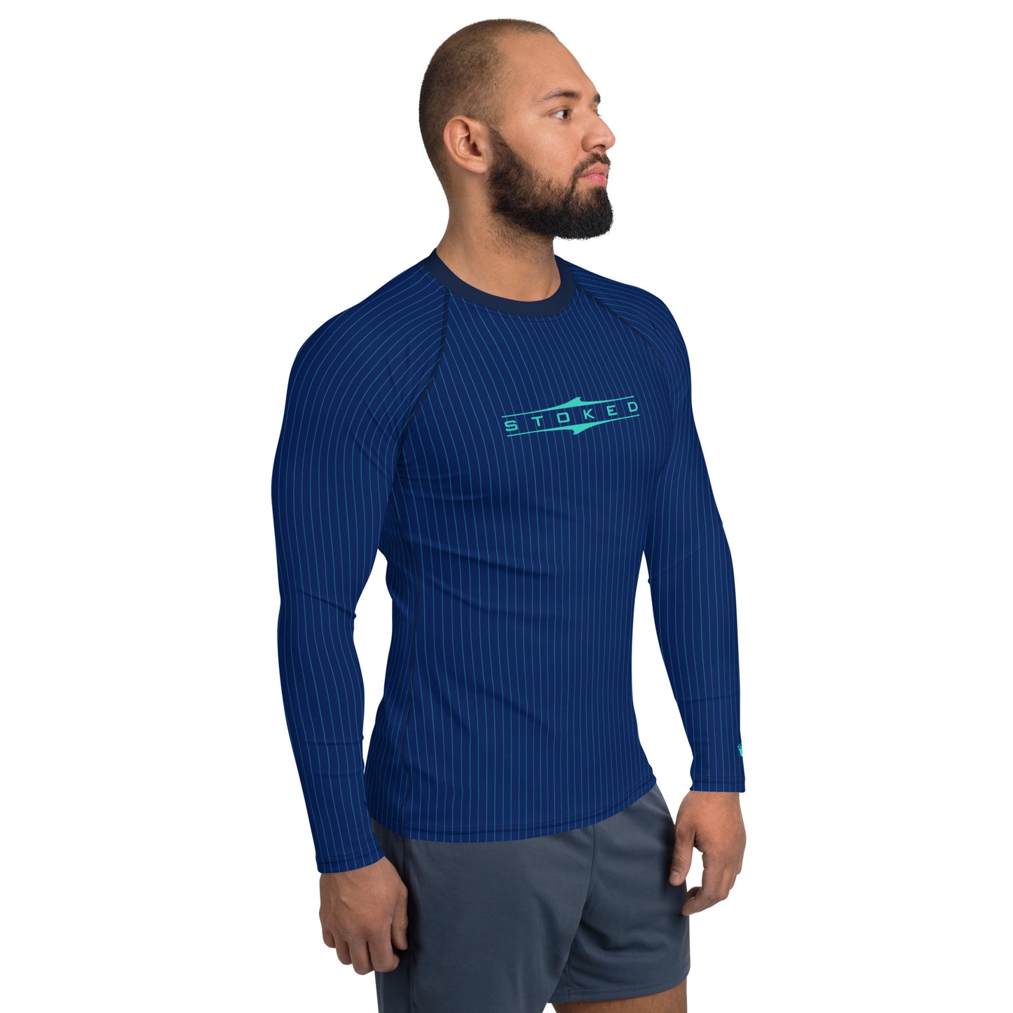 Men's Rash Guard | Pinstripes | UPF 50+