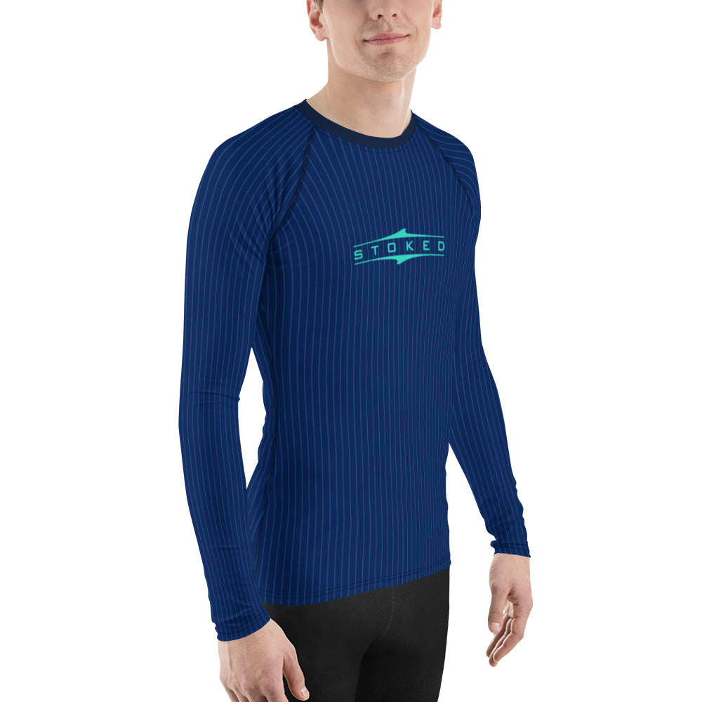 Men's Rash Guard | Pinstripes | UPF 50+