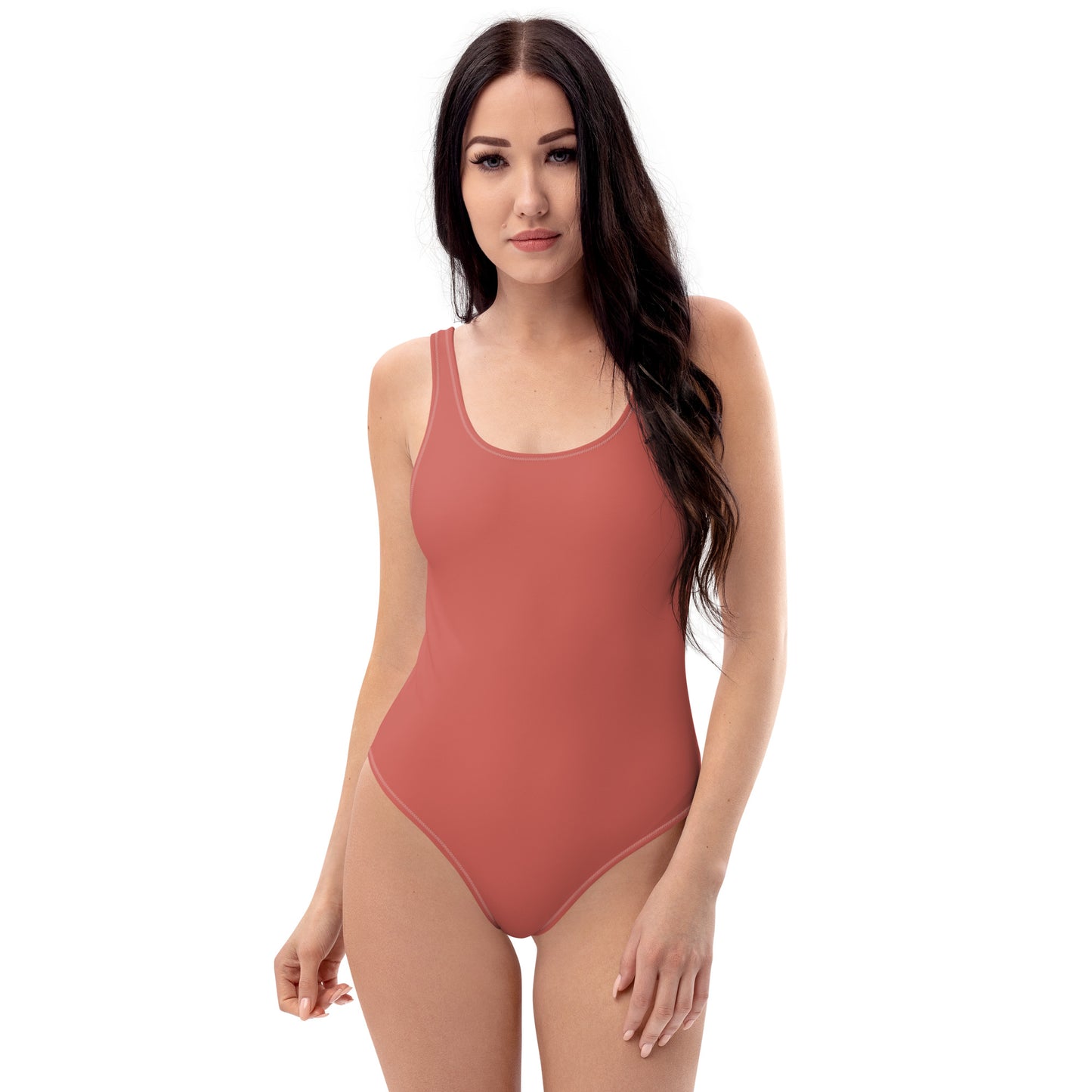 Classic Maillot | Coral | One-Piece Swimsuit