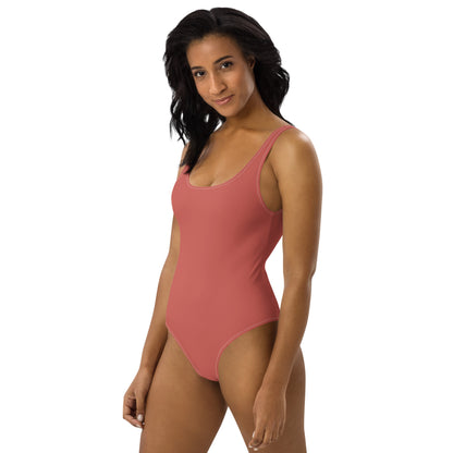 Classic Maillot | Coral | One-Piece Swimsuit