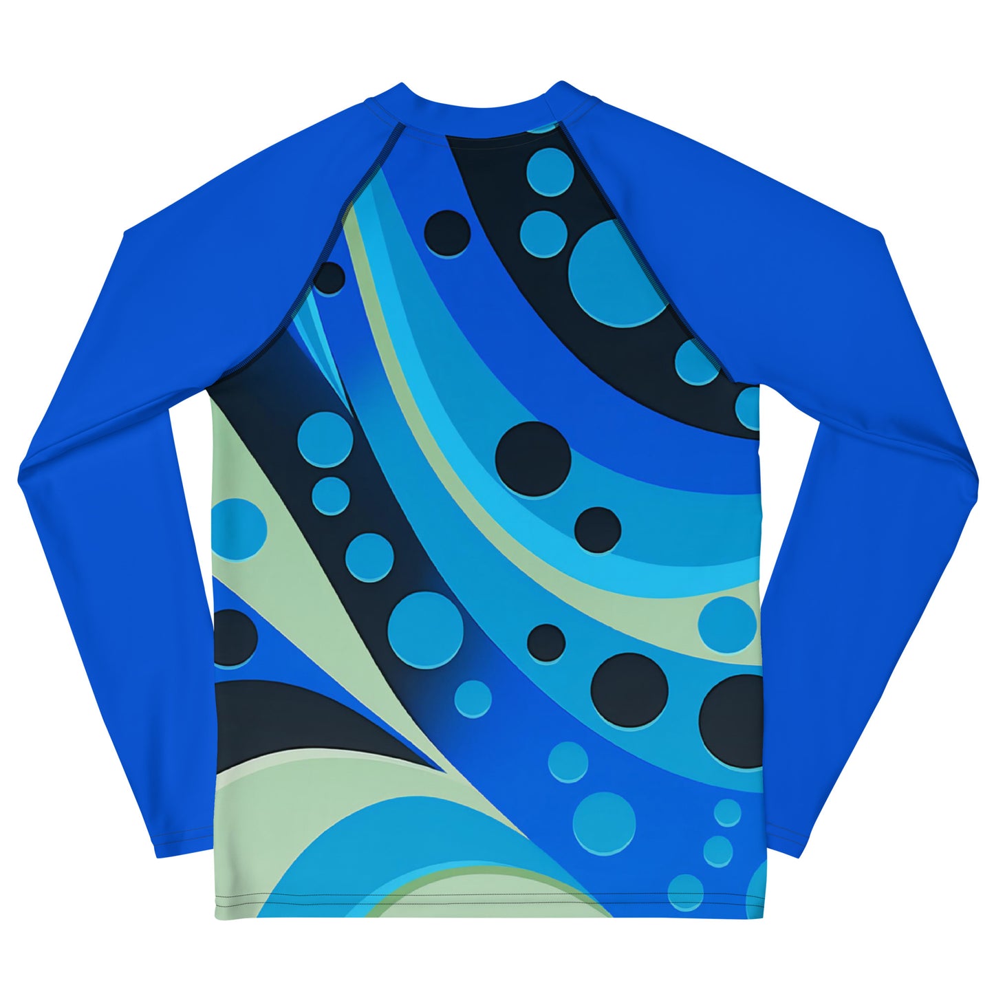 Rash Guards & Swim Shirts Teen/Youth UPF 50+ Rash Guard | Ocean Abstract