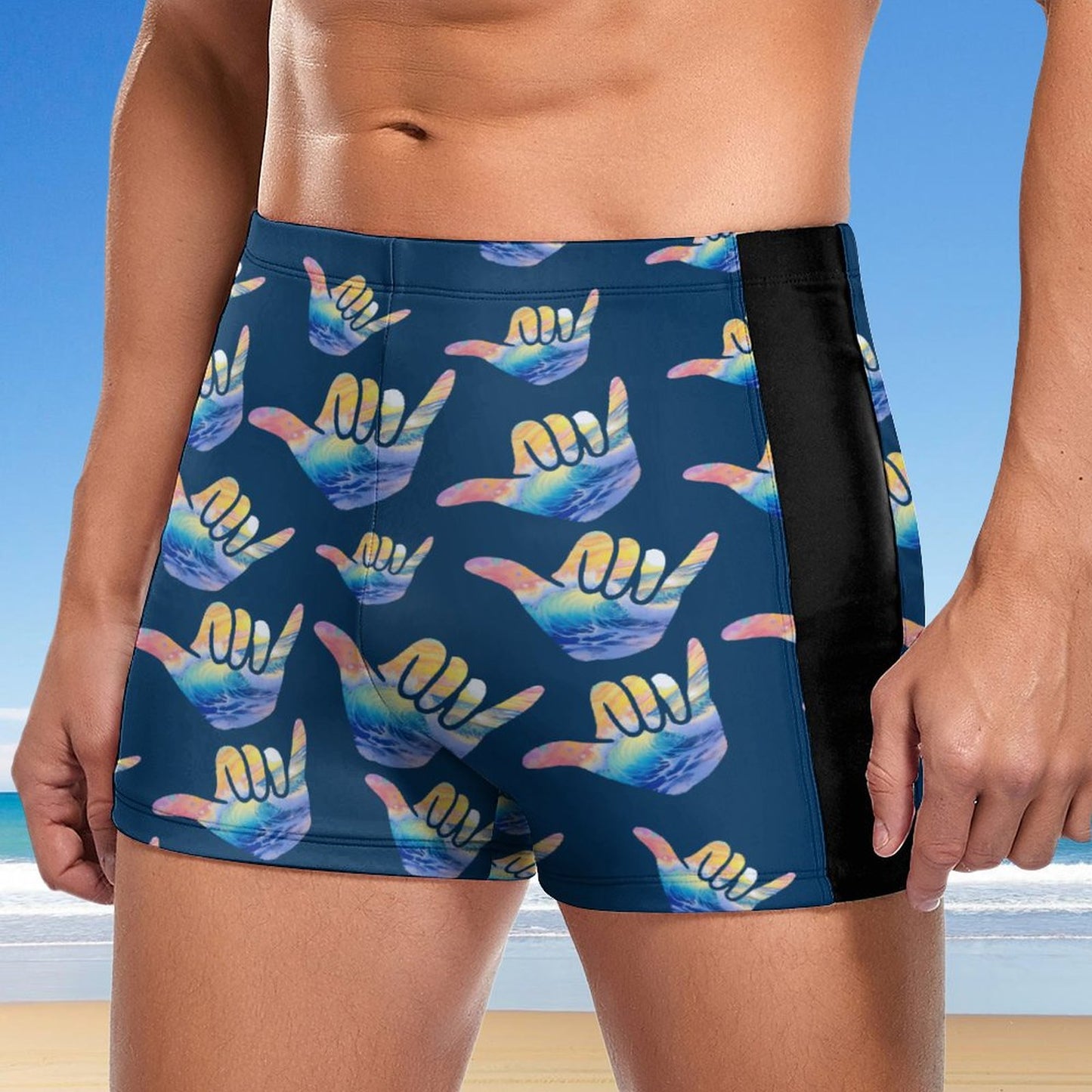 Men's Swimming Trunks | Shaka Pattern