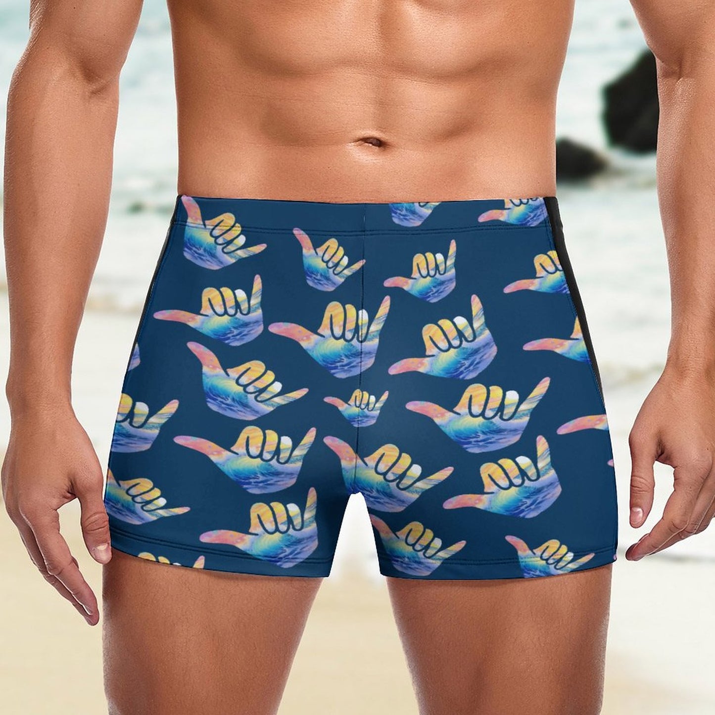 Men's Swimming Trunks | Shaka Pattern