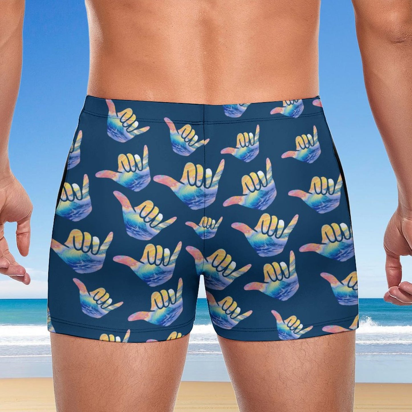 Men's Swimming Trunks | Shaka Pattern