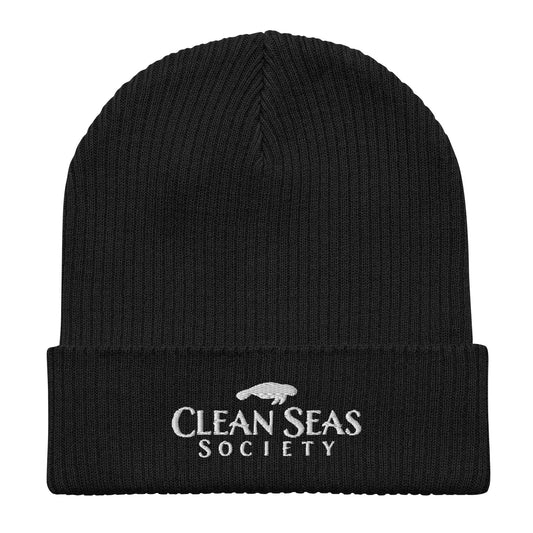 Organic Ribbed Beanie | Clean Seas Society