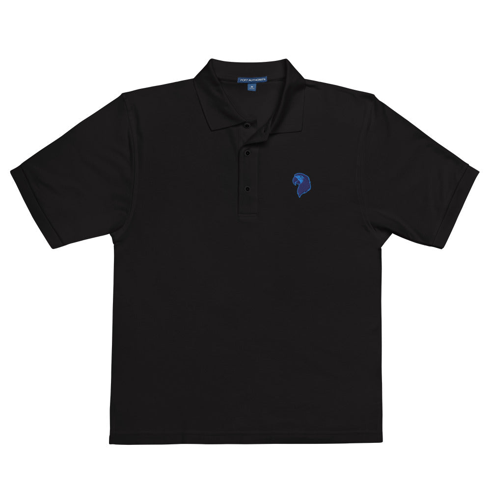 Men's Premium Polo | Embroidered Parrot Head