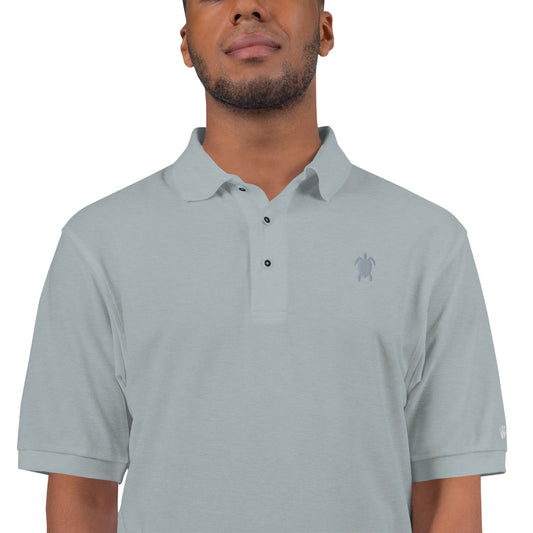 Men's Premium Polo | Embroidered Sea Turtle