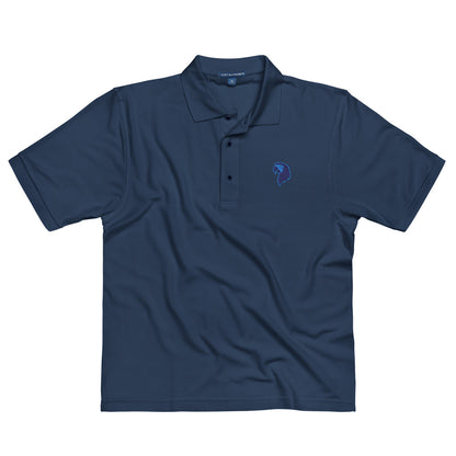 Men's Premium Polo | Embroidered Parrot Head